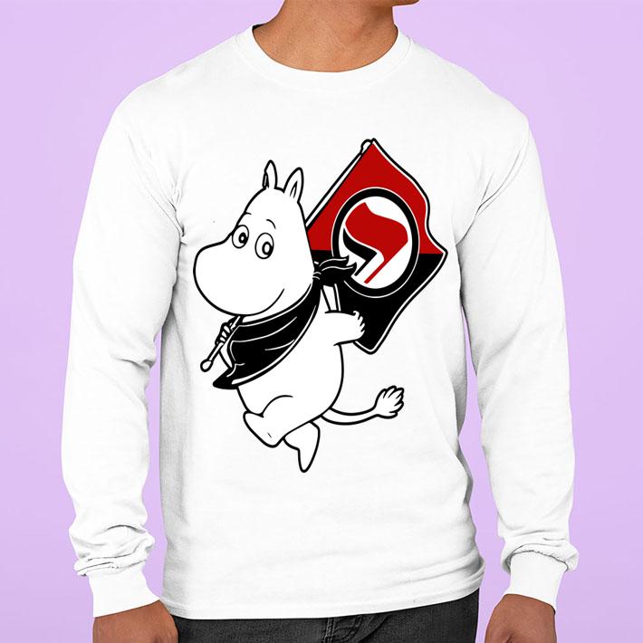 Fender Antifa Moomin Anti Fascist t-shirt