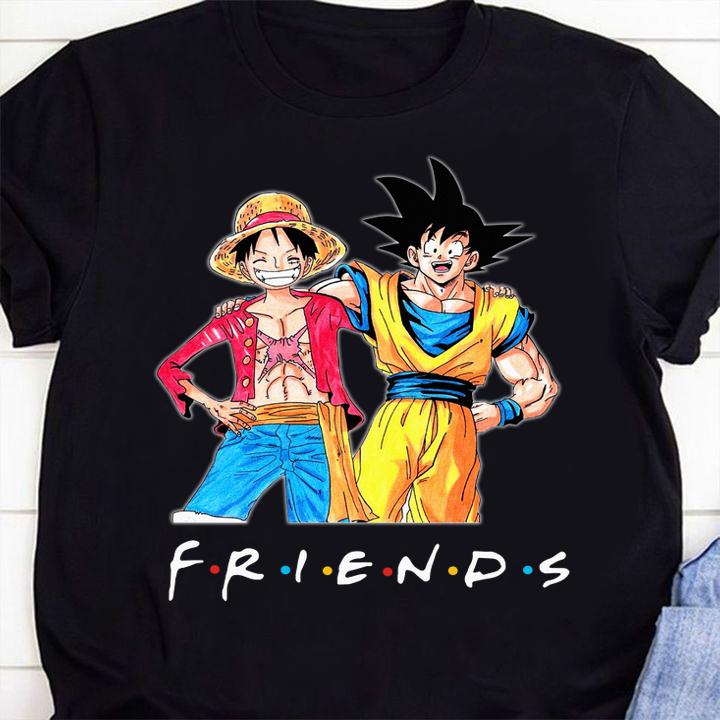 Friends Luffy and Son Goku t-shirt 5