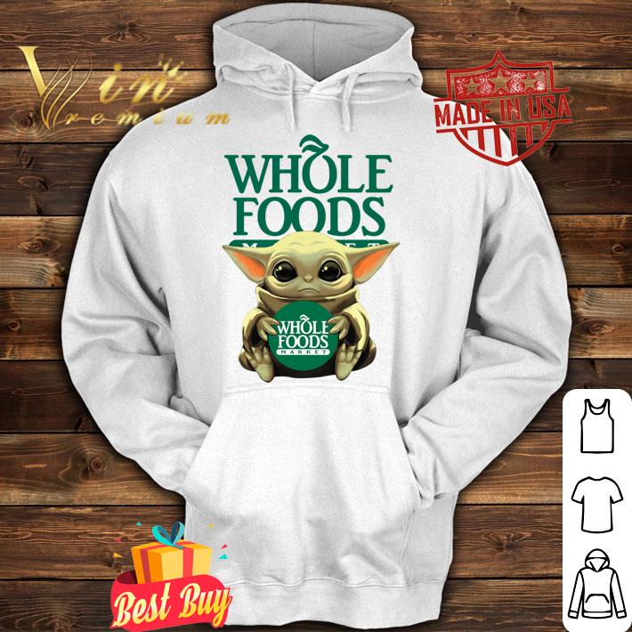 Baby Yoda Hugging Whole Foods t-shirt
