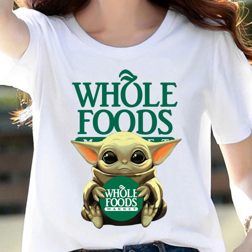 Baby Yoda Hugging Whole Foods t-shirt Baby Yoda Hugging Whole Foods t-shirt