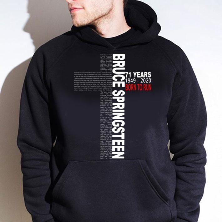 Bruce Springsteen 71 Years Born To Run t-shirt