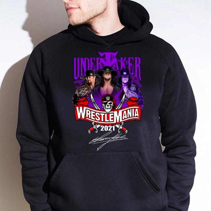The Undertaker WrestleMania 2021 signature t-shirt