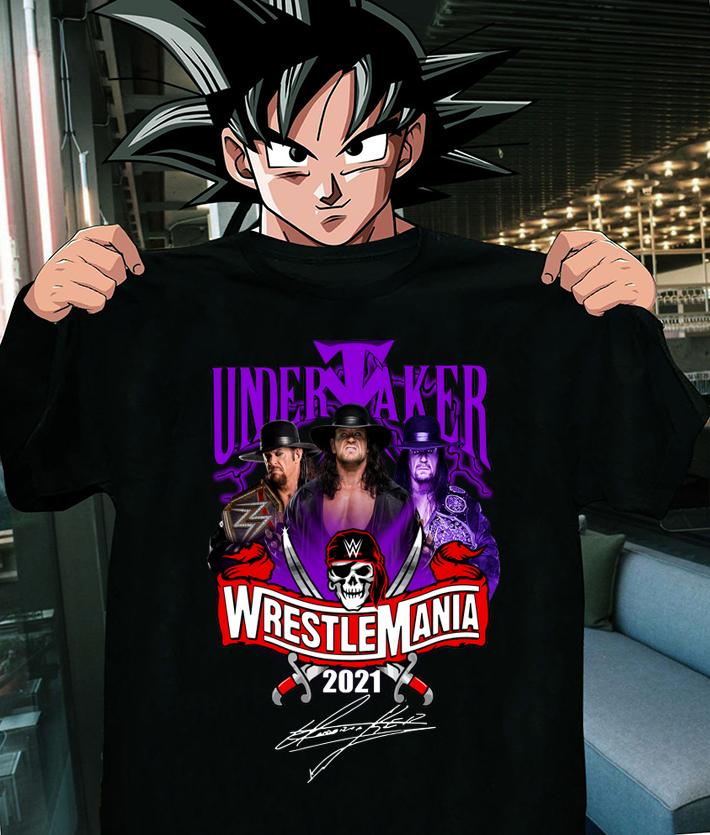 The Undertaker WrestleMania 2021 signature t-shirt
