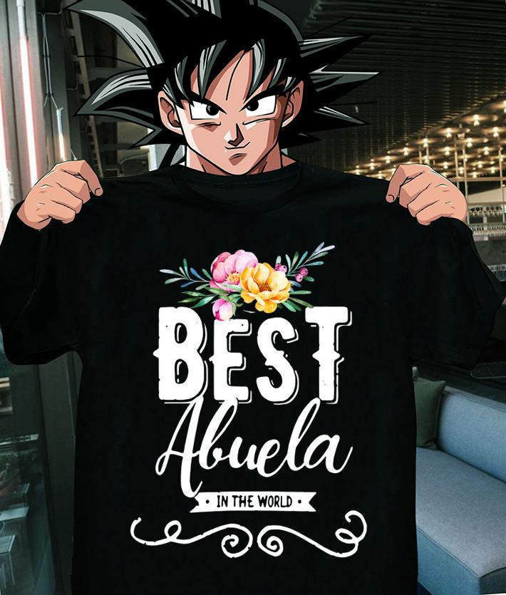 Premium Best Abuela in The World Hispanic Grandmother day t-shirt
