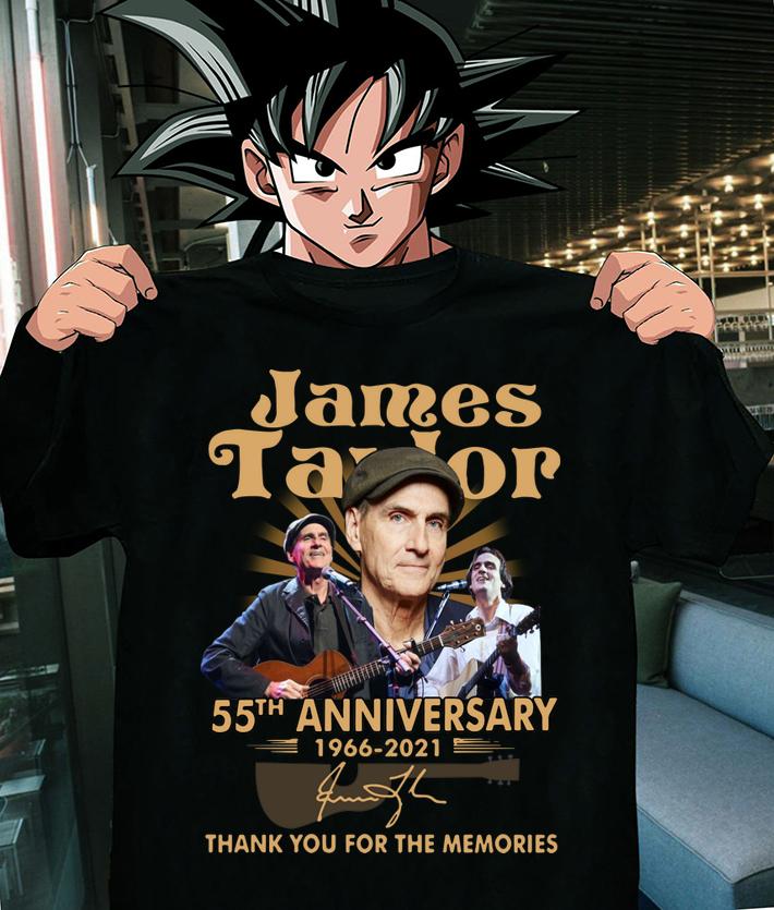 James Taylor 55th Anniversary 1966 2021 t-shirt