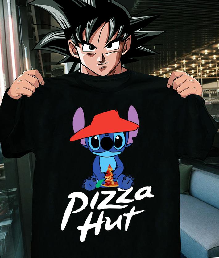 Stitch mashup Pizza Hut t-shirt