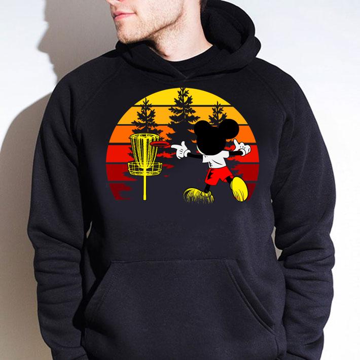 Mickey Mouse Playing Disc Golf t-shirt