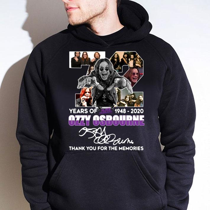 72 years of Black Sabbath 1948-2020 Ozzy Osbourne signature t-shirt
