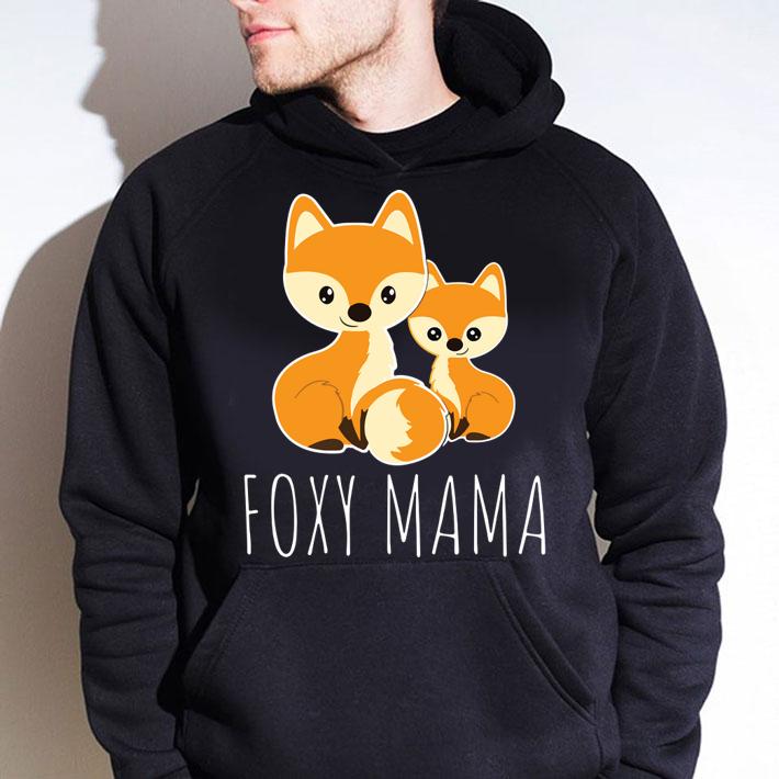 Awesome Foxy Mama Mom Baby Funny Gift Women Mother Girl Fox Lover t-shirt
