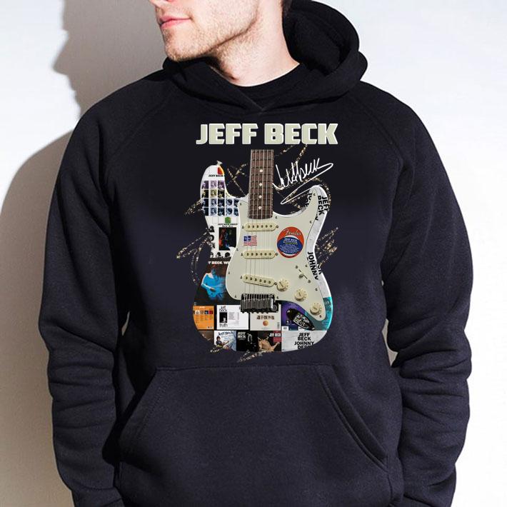 Guitarist Jeff Beck Band Members Signatures t-shirt