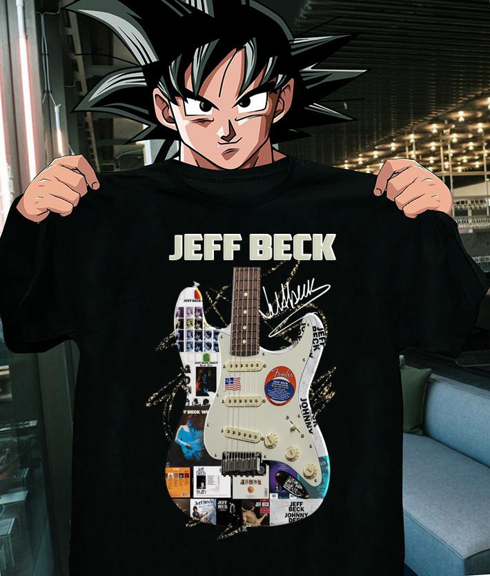 Guitarist Jeff Beck Band Members Signatures t-shirt