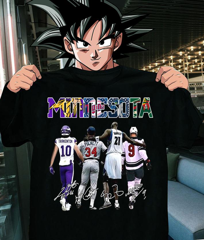 Minnesota sports teams signatures t-shirt
