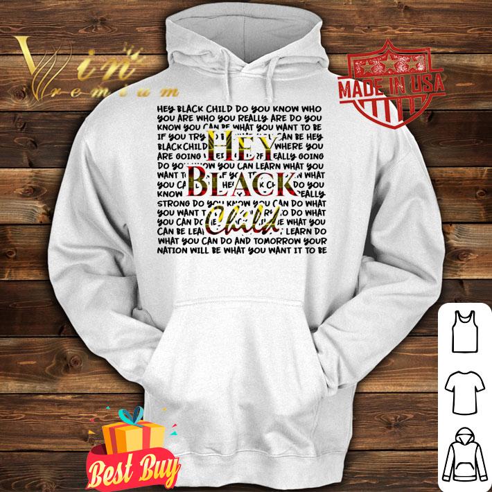 Hey black child t-shirt