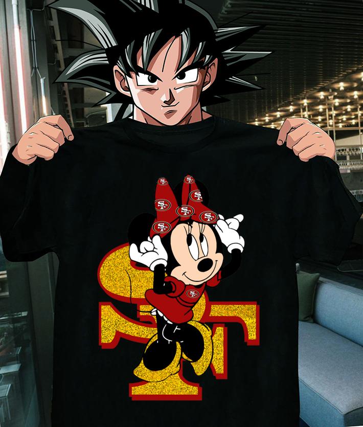 Minnie Mouse San Francisco 49ers t-shirt