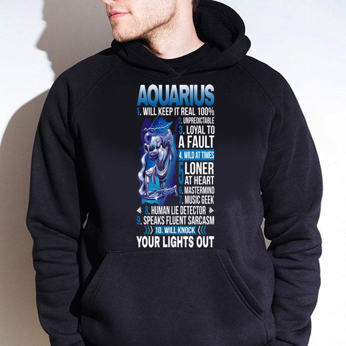 10 things about Aquarius t-shirt