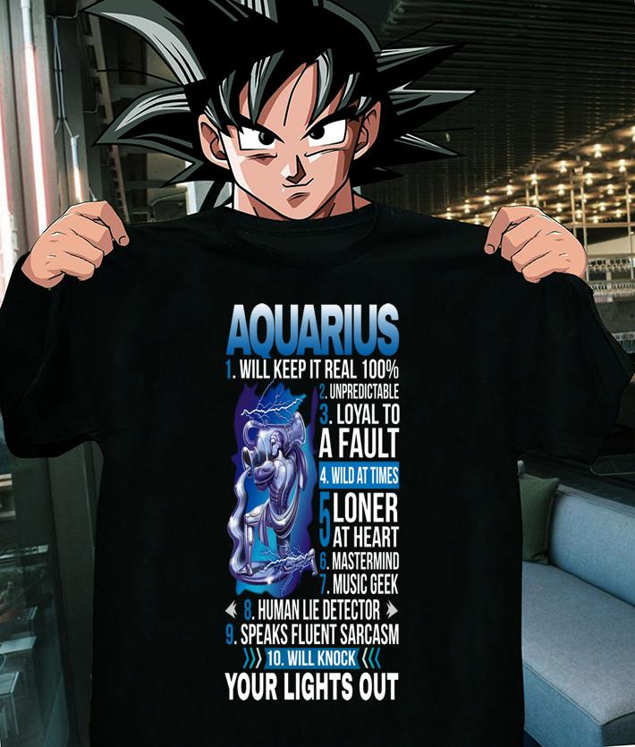 10 things about Aquarius t-shirt