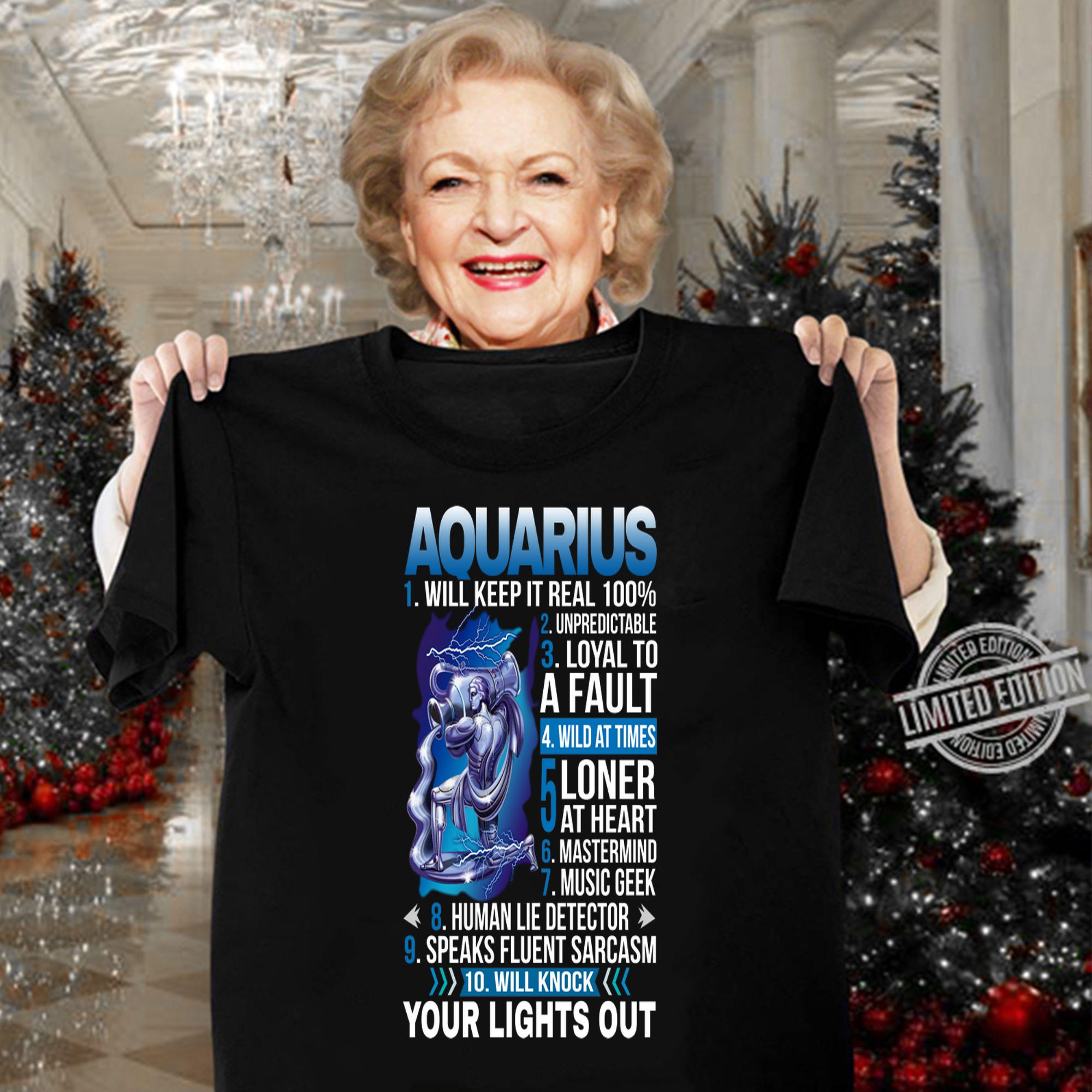 10 things about Aquarius t-shirt