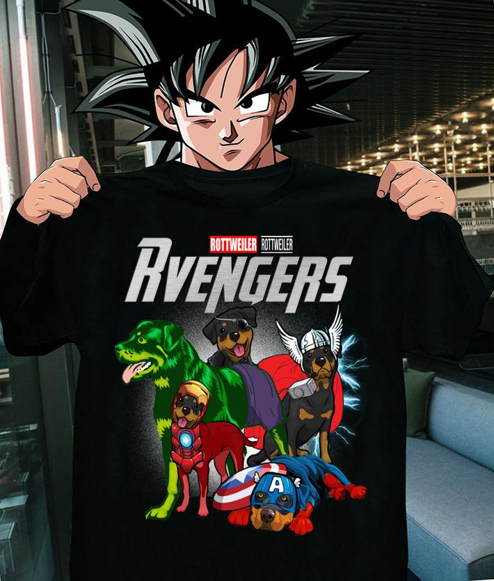 Rottweiler Rvengers Marvel Avengers t-shirt