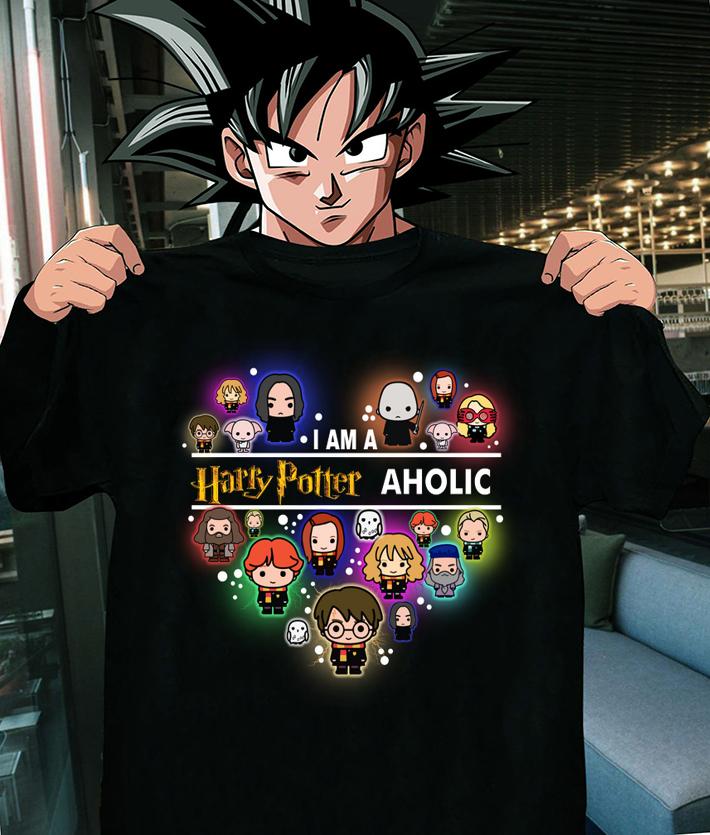 Premium I Am A Harry Potter Aholic Harry Potter Chibi Character t-shirt