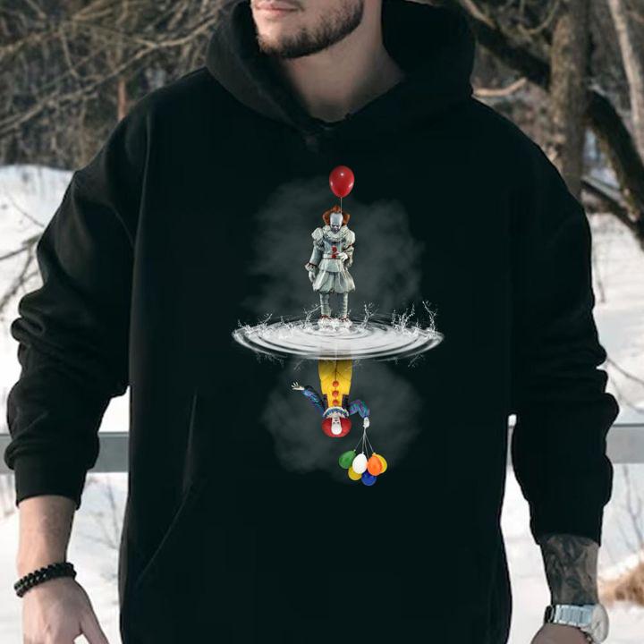Hot Pennywise reflection Water mirror Stephen King's IT The Clown t-shirt