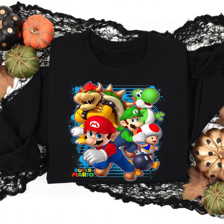 Nintendo Super Mario Luigi Bowser Spray t-shirt