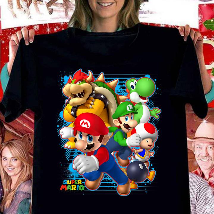 Nintendo Super Mario Luigi Bowser Spray t-shirt