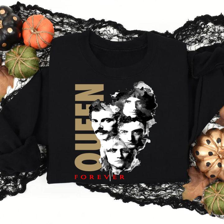 Queen Forever Queen Band Faces t-shirt
