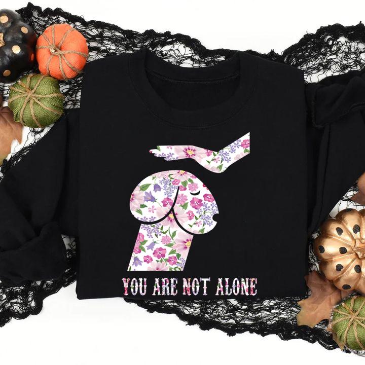 Floral Cute Dog Dick t-shirt