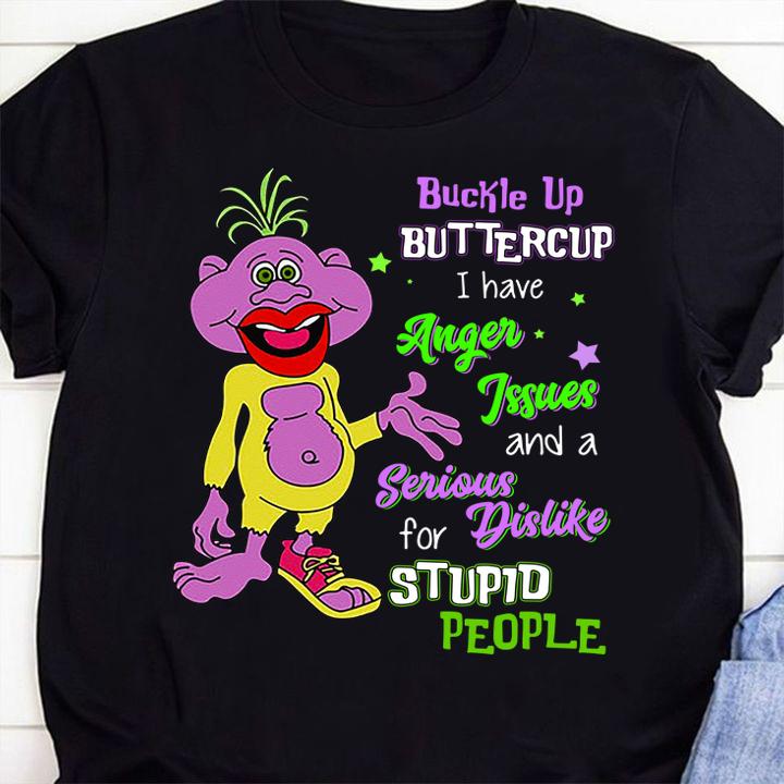 Hot Peanut Jeff Dunham buckle up buttercup i have anger issues t-shirt 1 Clothing, Fathers Day T-shirt