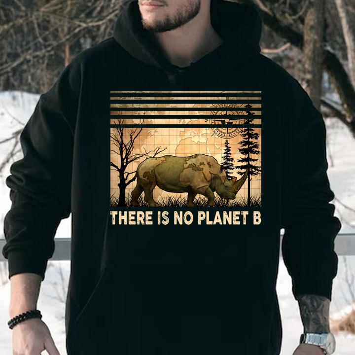 Rhino Unicorn There Is No Planet t-shirt