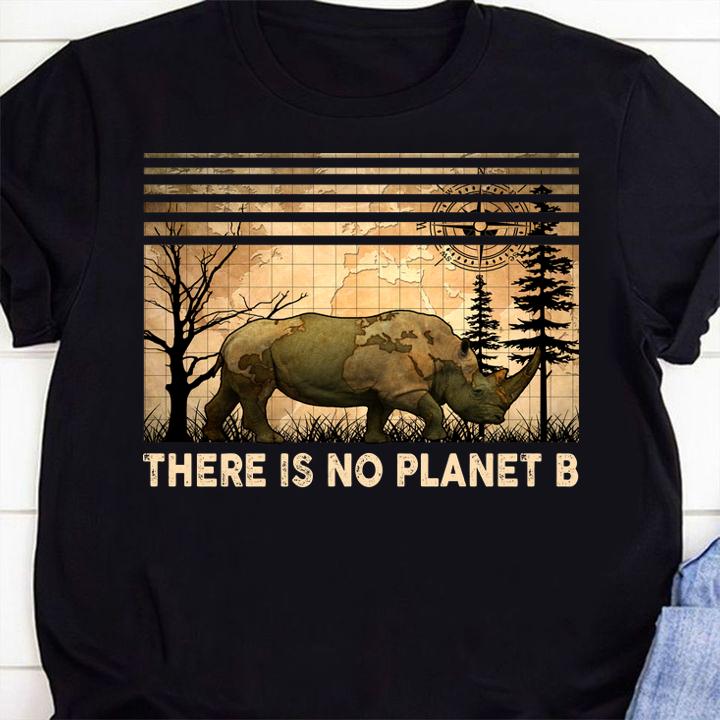 Rhino Unicorn There Is No Planet t-shirt 10 graphic design