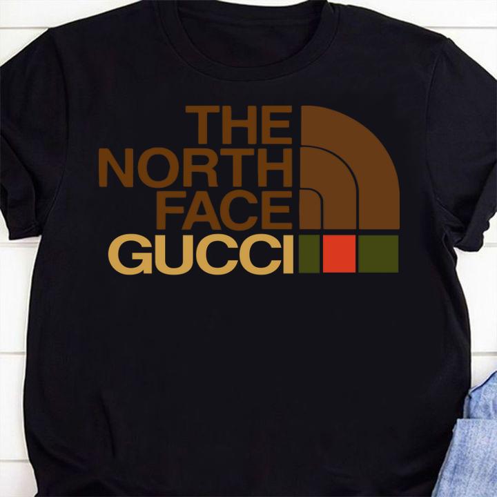 The North Face Gucci t-shirt 4 graphic design t-shirts