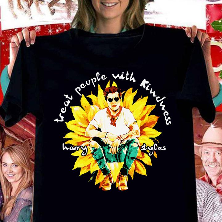 Sunflower treat people with kindness Harry Styles t-shirt