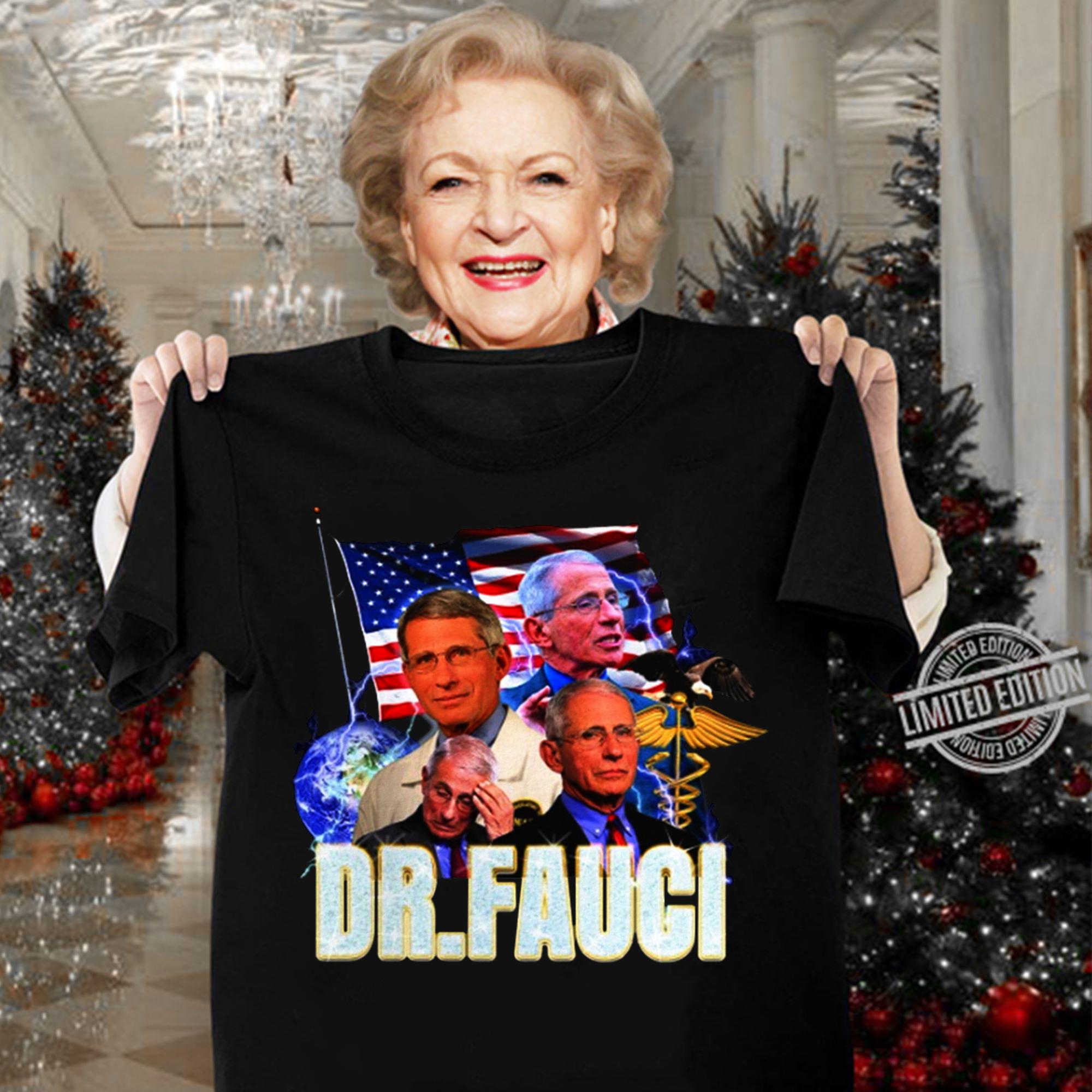 Dr. Fauci American flag t-shirt