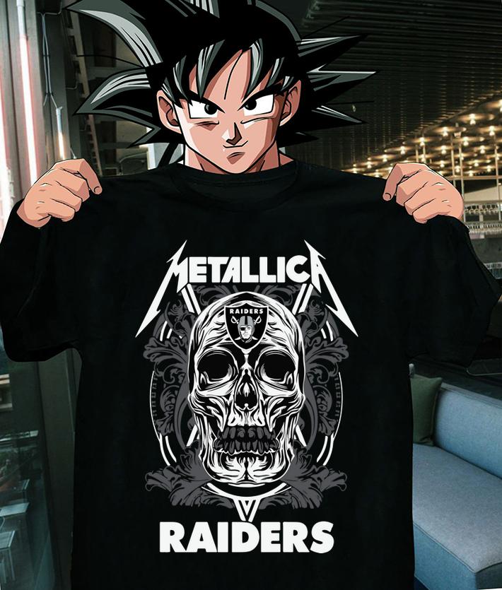 Skull Metallica Raiders t-shirt