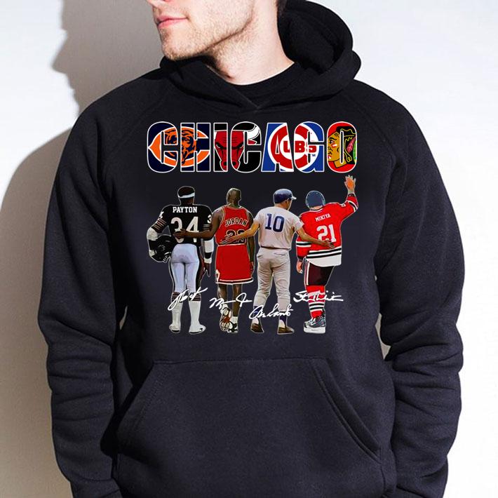 Chicago Sports Team Signatures t-shirt