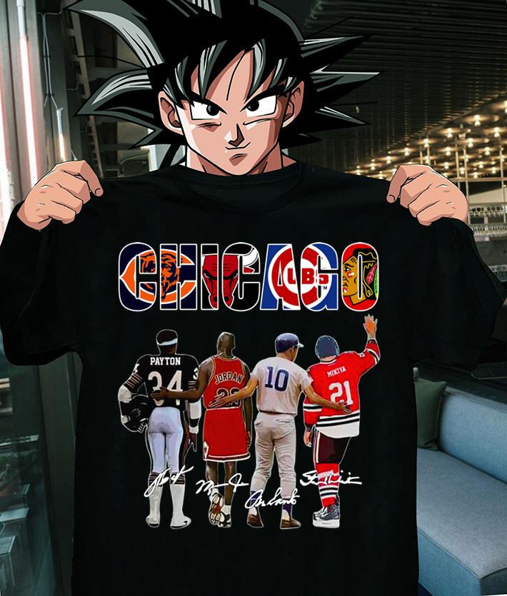 Chicago Sports Team Signatures t-shirt