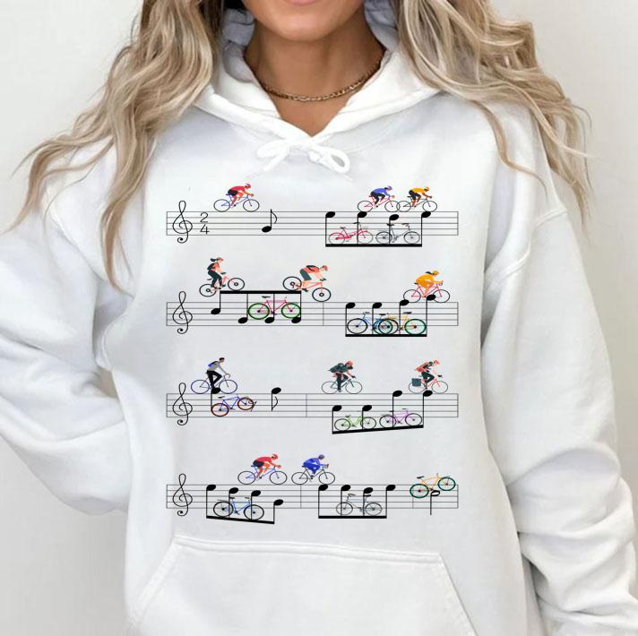 cycling music note hoodie - Cycling Music Note t-shirt