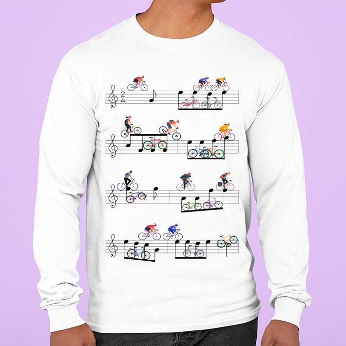 cycling music note sweatshirt - Cycling Music Note t-shirt