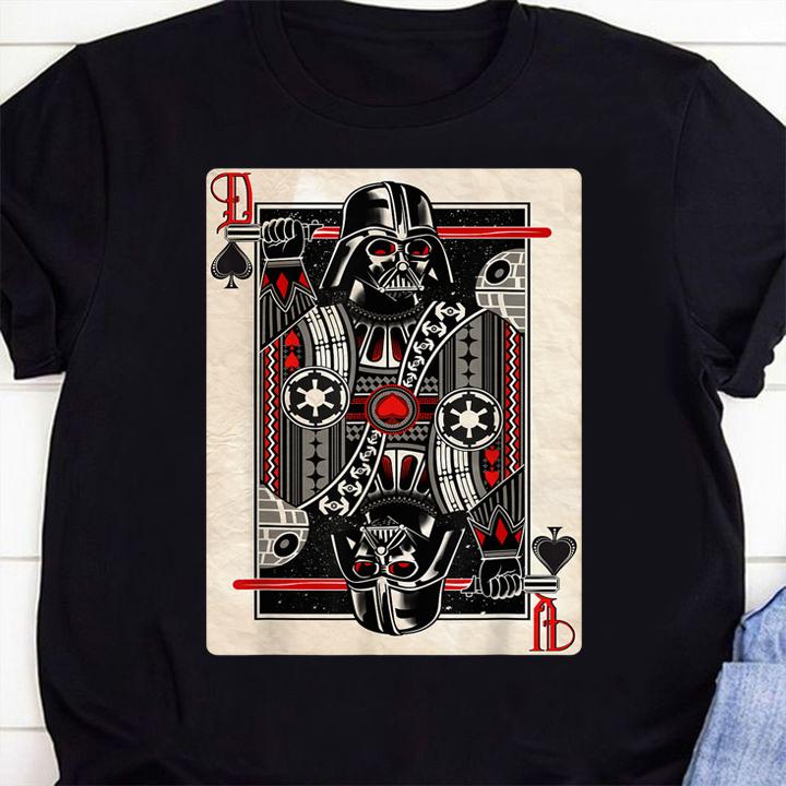 star wars darth vader king of spades graphic shirt - Star Wars Darth Vader King Of Spades Graphic t-shirt