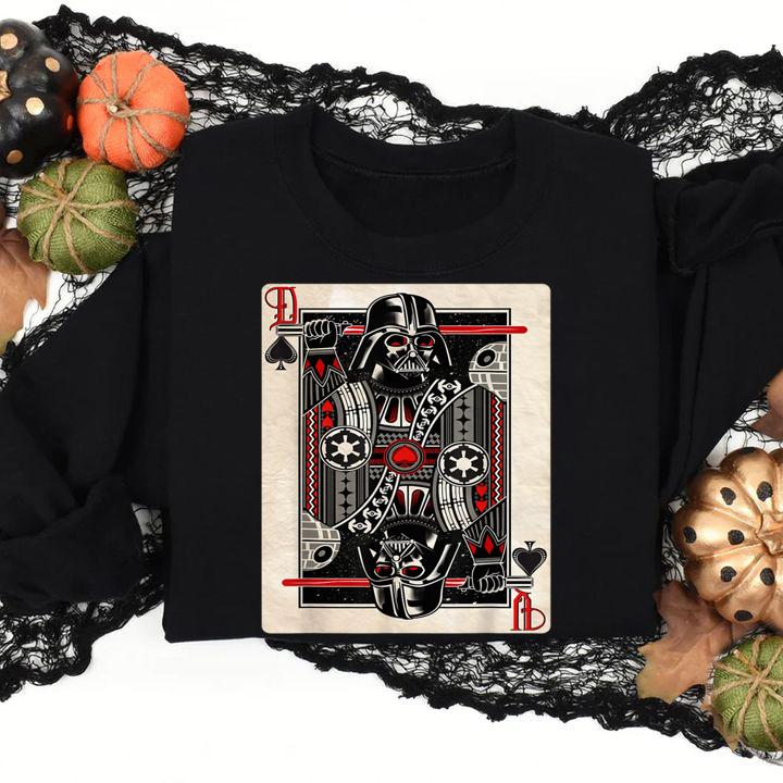 star wars darth vader king of spades graphic sweatshirt - Star Wars Darth Vader King Of Spades Graphic t-shirt