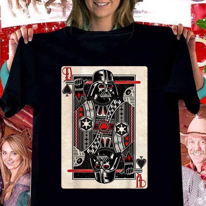 star wars darth vader king of spades graphic women shirt - Star Wars Darth Vader King Of Spades Graphic t-shirt