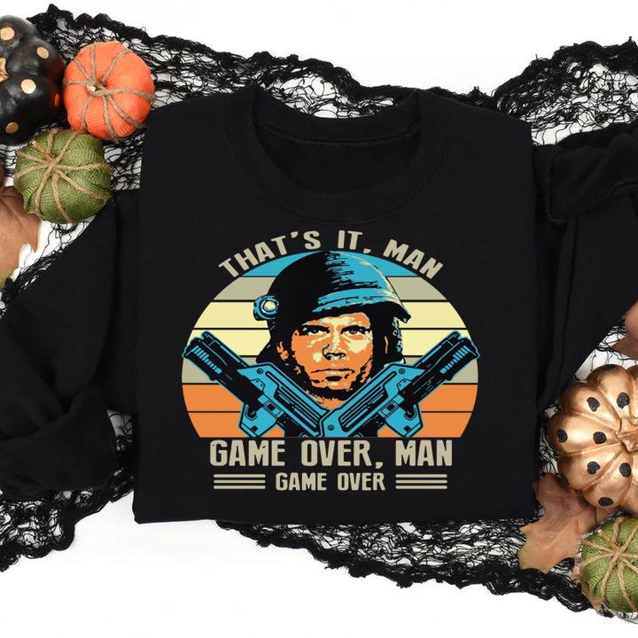 funny bill paxton that s it game over man sweatshirt - Funny Bill Paxton That's it Game over man t-shirt