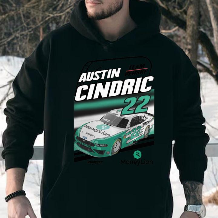 team penske austin 22 cindric hoodie - Team Penske Austin 22 Cindric  t-shirt
