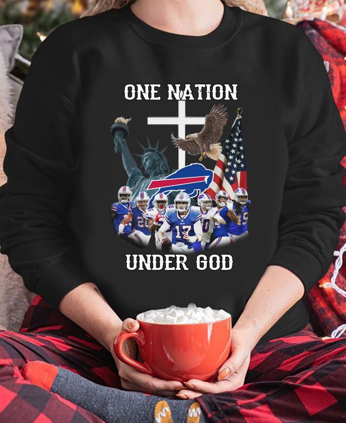 Buffalo Bills one nation under God t-shirt sweatshirt