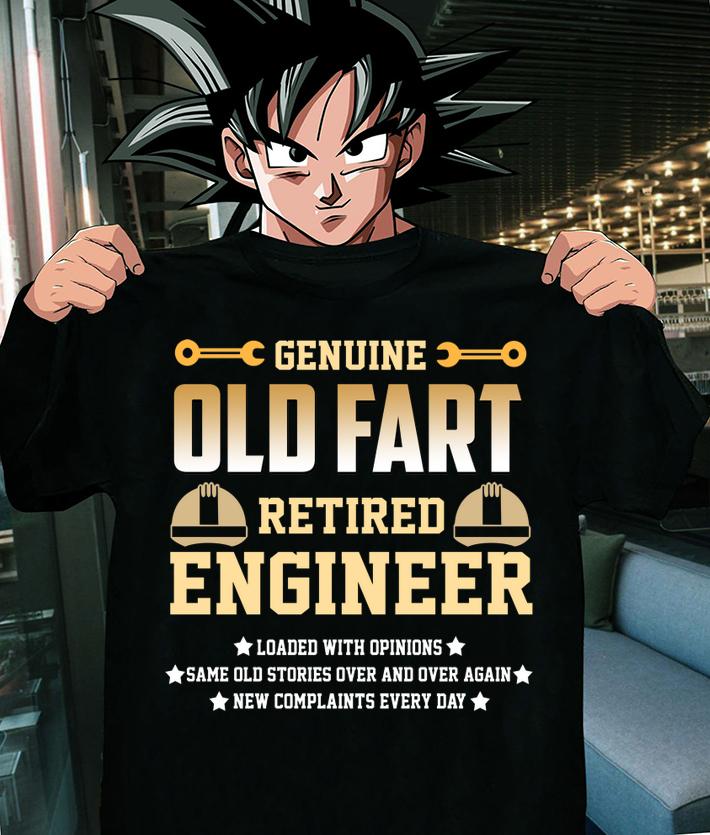 Genuine Old Fart Retired Engineer t-shirt