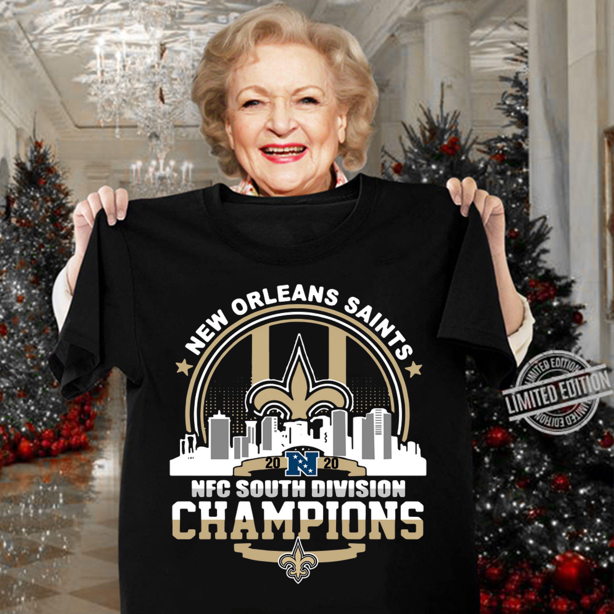 New Orleans Saints 2020 NFC South Division Champions t-shirt woman shirt