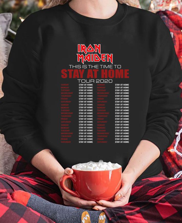 Cool Iron Maiden this is the time to stay at home tour 2020 t-shirt Cool Iron Maiden this is the time to stay at home tour 2020 t-shirt