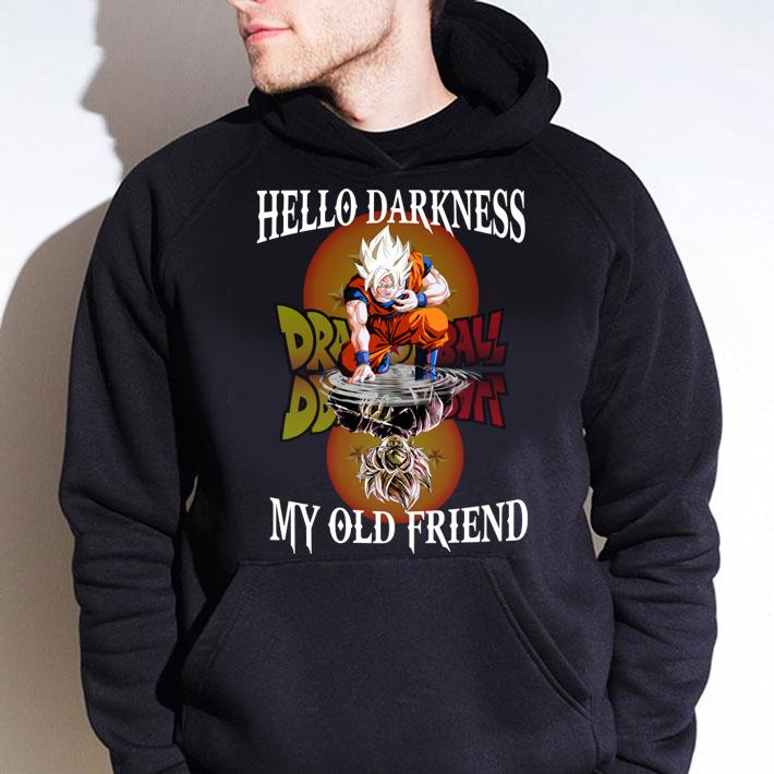Son Goku hello darkness my old friend t-shirt