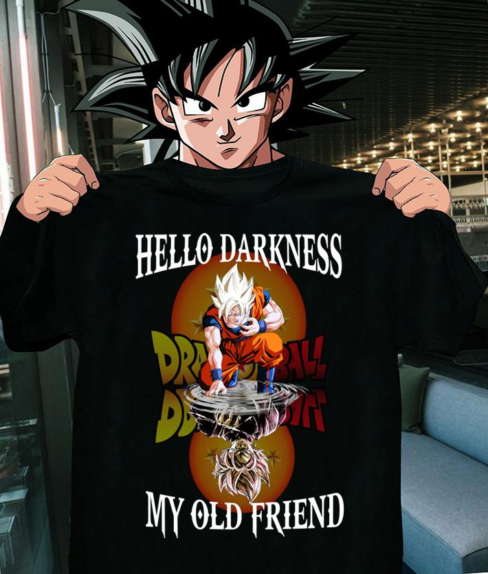 Son Goku hello darkness my old friend t-shirt